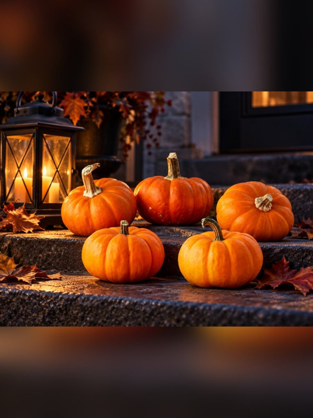5 Fresh Real Mini Pumpkins Fall Home Decor, Halloween Autumn Crafts Thanksgiving